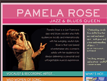 Tablet Screenshot of pamelarose.com